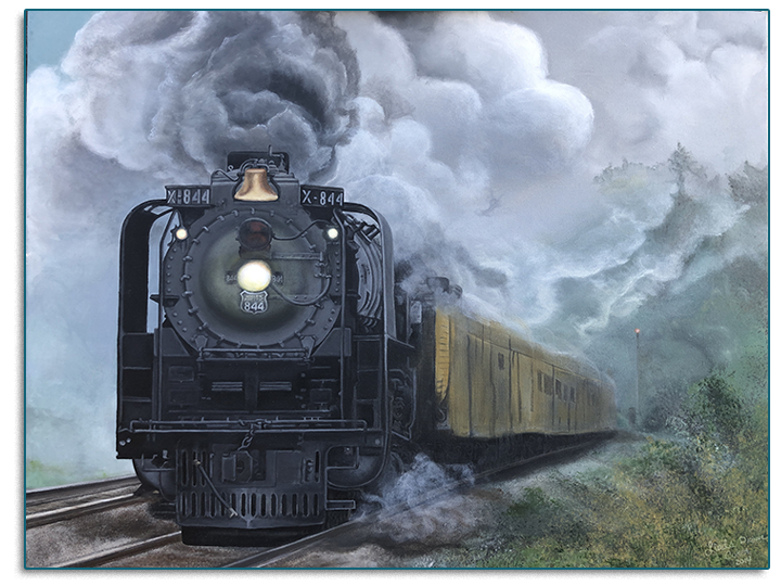 Last Steam Engine - 844 Union Pacific